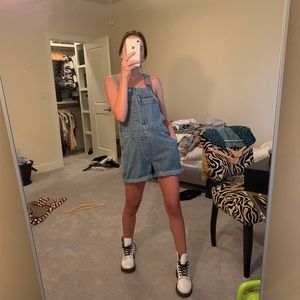 Denim overalls